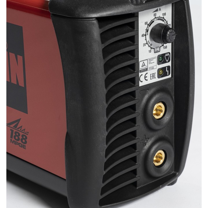 Dettaglio quadro di comando Saldatrice Inverter MMA e TIG TECNICA 188 MPGE