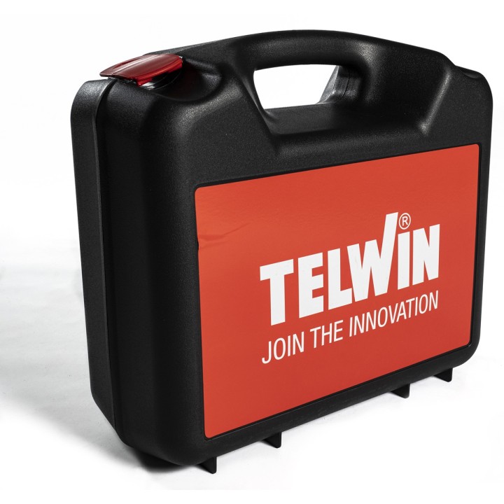 Valigetta inclusa nel set Saldatrice Telwin Inverter MMA e TIG TECNICA 190 DC 230V