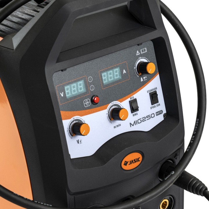 Saldatrice a filo multiprocesso Pulsata MIG250 sinergica 230V Jasic