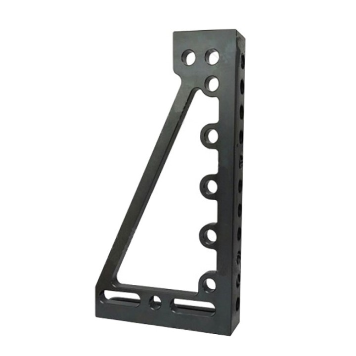 Squadra di battuta 325x75x600mm sinistra per tavoli saldatura fori 28mm