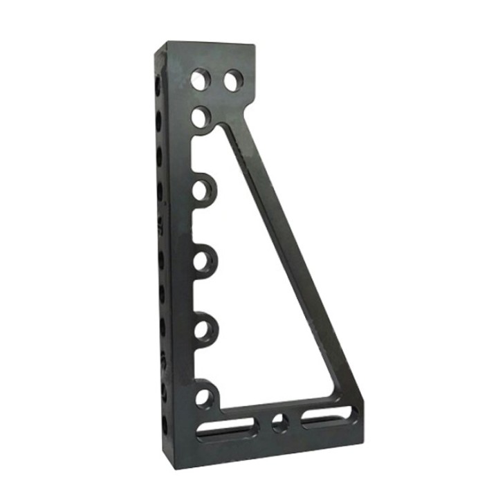 Squadra di battuta 325x75x600mm destra per tavoli saldatura fori 28mm