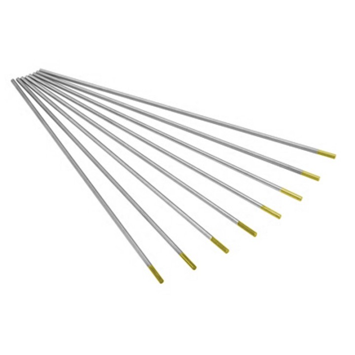 Elettrodi tungsteno lantanio 1.50% WL15 Ø1-4,8mm L175mm saldatura TIG (10 pz)