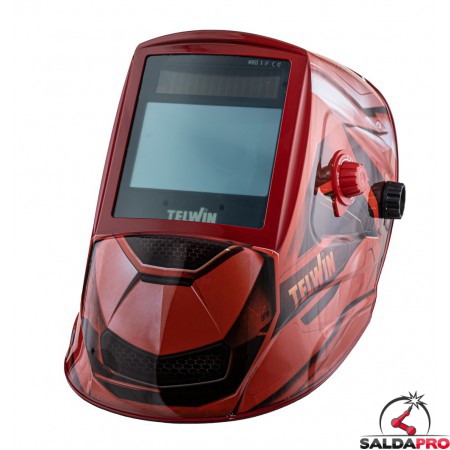 Maschera da saldatura Vantage Red XL DIN 5-13 Telwin