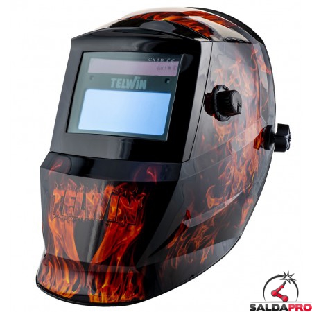 Maschera saldatura automatica Stream Flame