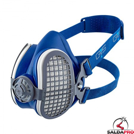 respiratore a semimaschera GVS SPR591 con filtri e custodia