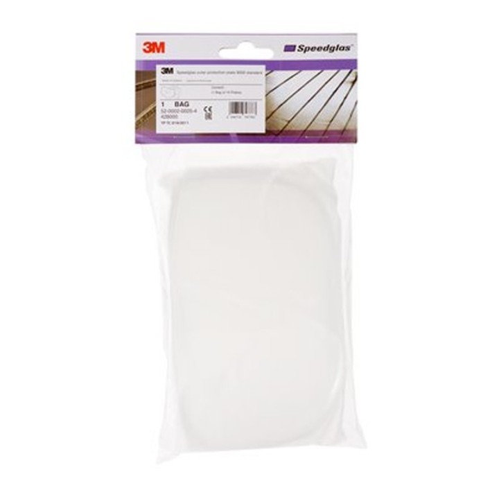 confezione lamina protettiva esterna 3M Speedglas per caschi saldatura 9000 - 9002NC