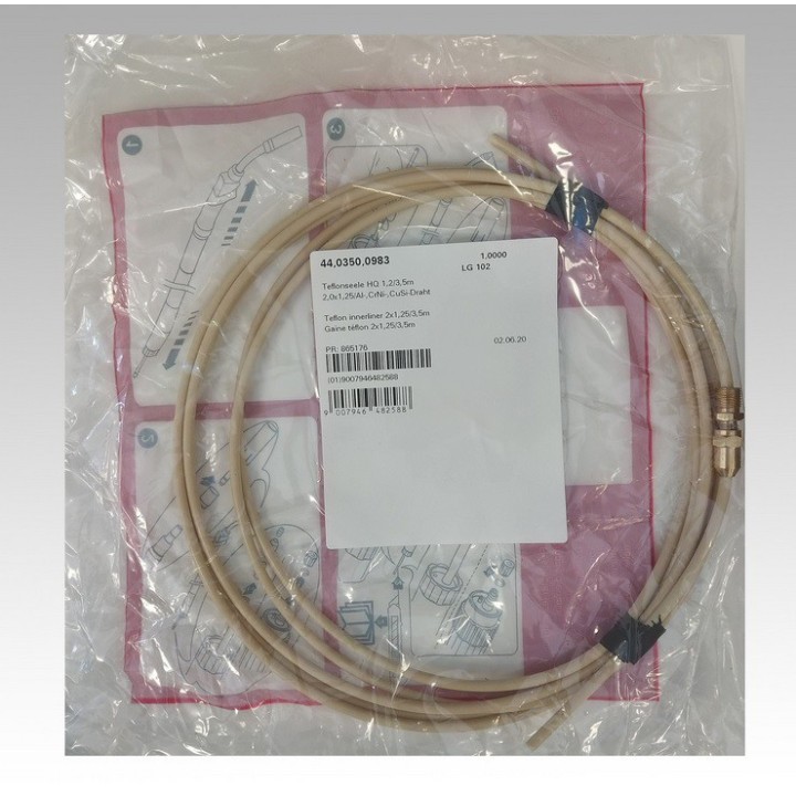 Guaina di ricambio teflon per torcia Fronius 1.2 - 3.5mt  44,0350,0983