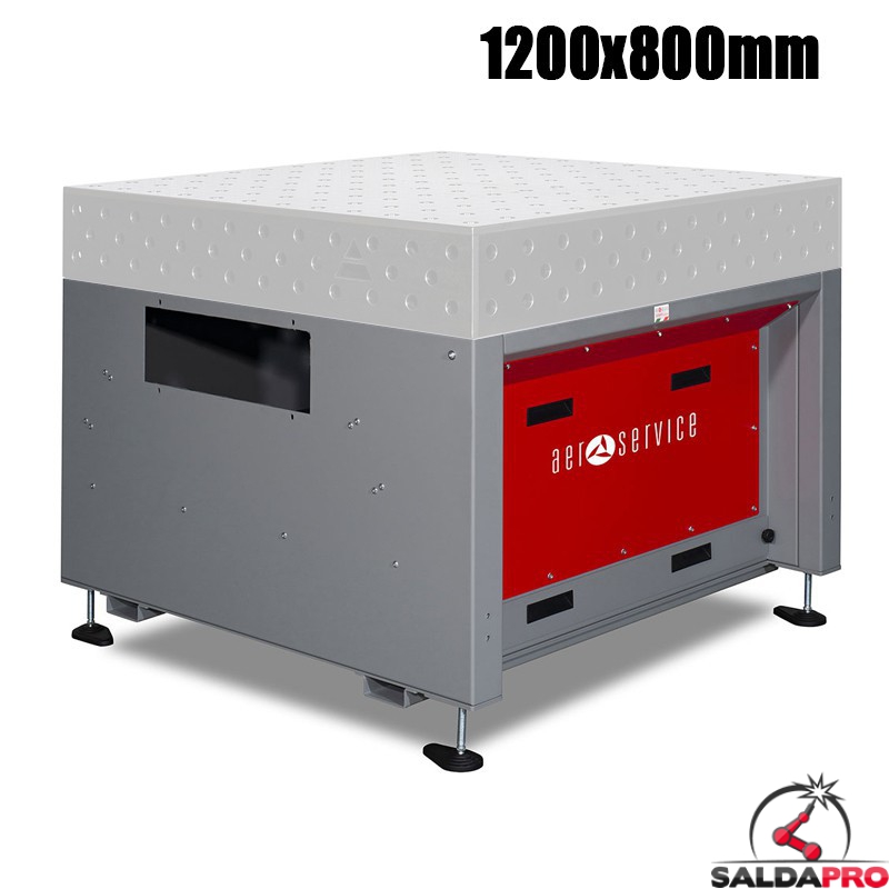 aspiratore fumi tavoli saldatura AerBoxSystem 1200x800mm aspiratore fumi tavoli saldatura AerBoxSystem 1200x800mm