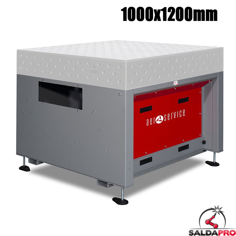 aspiratore fumi tavoli saldatura AerBoxSystem 1000x1200mm