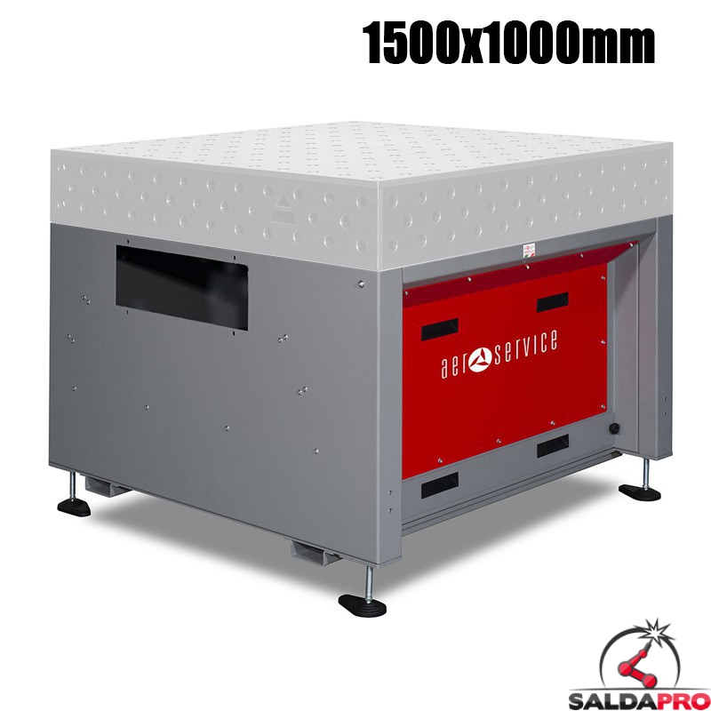 aspiratore fumi tavoli saldatura AerBoxSystem 1500x1000mm