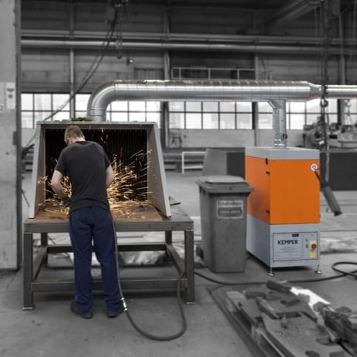Aspiratore fisso Kemper Filter Cell XL per linee di produzione