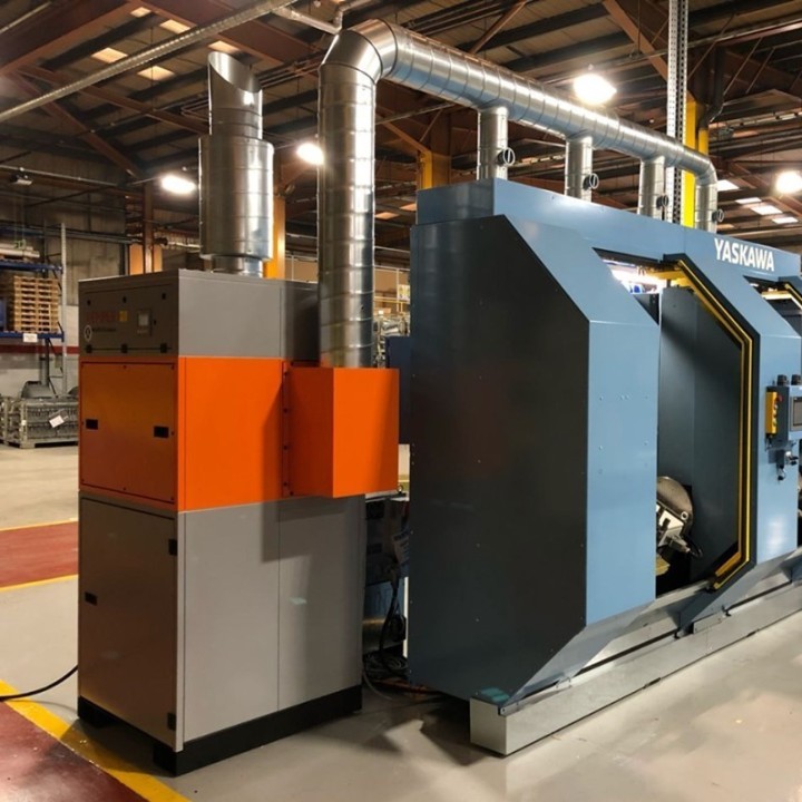 Aspiratore fisso Kemper Filter Cell XL per linee di produzione