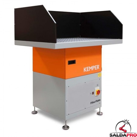 Banco aspirante FilterTable KEMPER® per saldatura e molatura