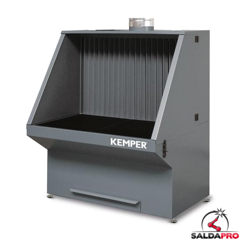 Banco aspirante GrindingTable KEMPER® per molatura 1360x1060x1700mm Banco aspirante GrindingTable KEMPER® per molatura 1360x1060x1700mm