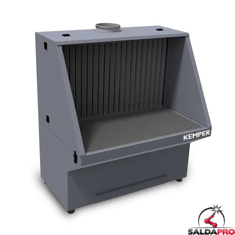 Banco aspirante GrindingTable KEMPER® per molatura 1510x1060x1700mm Banco aspirante GrindingTable KEMPER® per molatura 1510x1060x1700mm