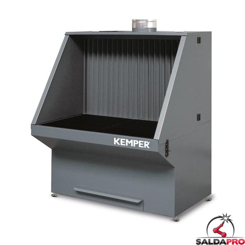 Banco aspirante GrindingTable KEMPER® per molatura 2000x1060x1700mm Banco aspirante GrindingTable KEMPER® per molatura 2000x1060x1700mm