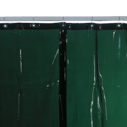 Tenda protettiva Kemper verde chiaro S4 per saldatura e molatura