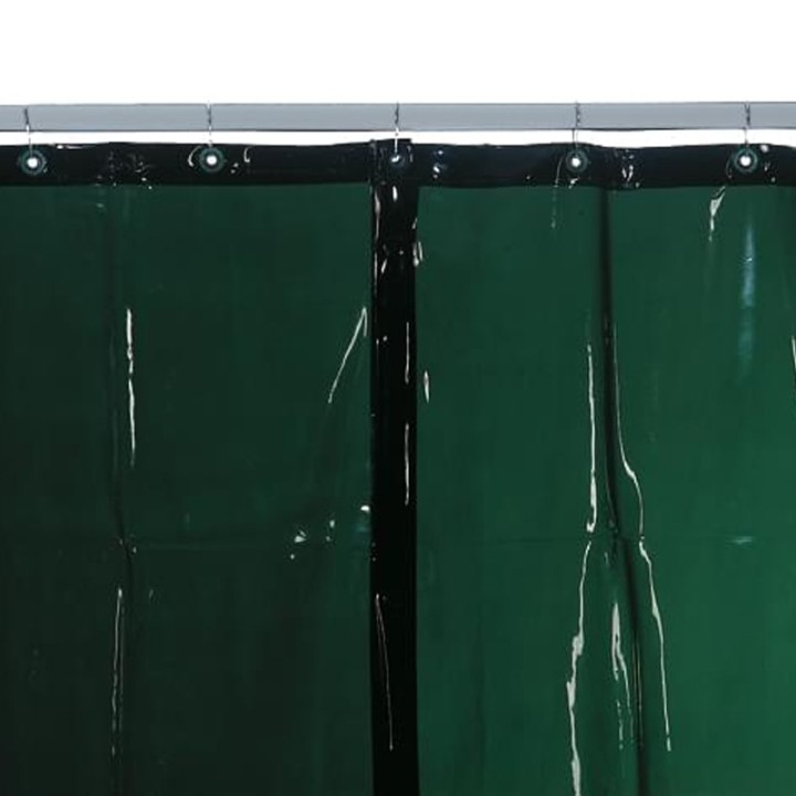 Tenda protettiva Kemper verde chiaro S4 per saldatura e molatura