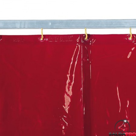 Tenda protettiva Kemper rossa per saldatura e molatura