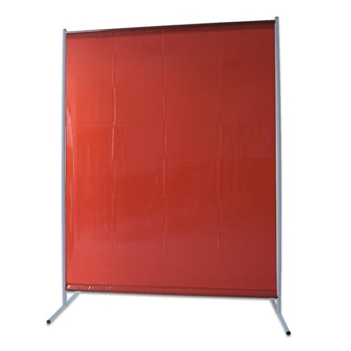 Parete protettiva per saldatura Kemper con tenda rossa 1450x1900 mm