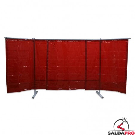 Steiner 522-6X6 Welding Screens,6 Ft H,6 Ft W,Black Italia Steiner 522-6X6 Welding Screens,6 Ft H,6 Ft W,Black Italia