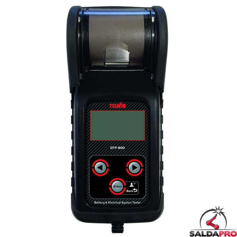 Tester digitale Telwin DTP 900 con stampante per batterie da 12/24V