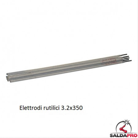 Elettrodi rutilici 3,2x350mm saldatura 125 pezzi Fox6013-RT