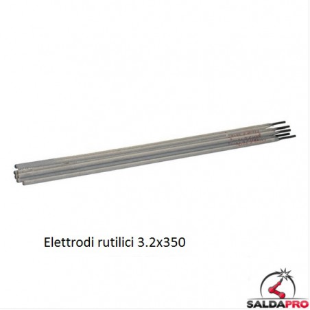 Elettrodi per saldatura con rivestimento rutile 2.5 x 350 mm