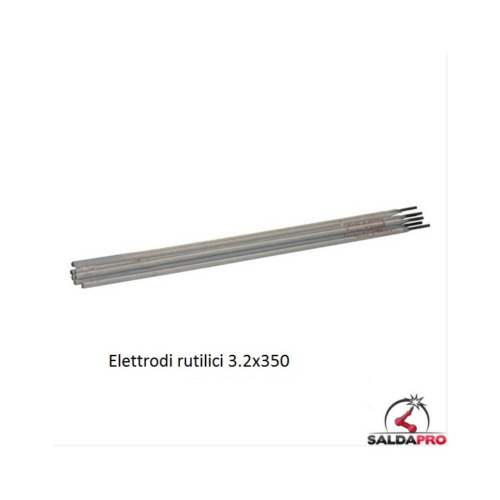 Elettrodi rutilici 3,2x350mm saldatura 125 pezzi Fox6013-RT