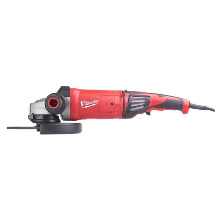 vista laterale smerigliatrice angolare Milwaukee AGVKB 24