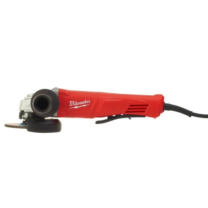 vista laterale smerigliatrice angolare Milwaukee AG 13 XSPD