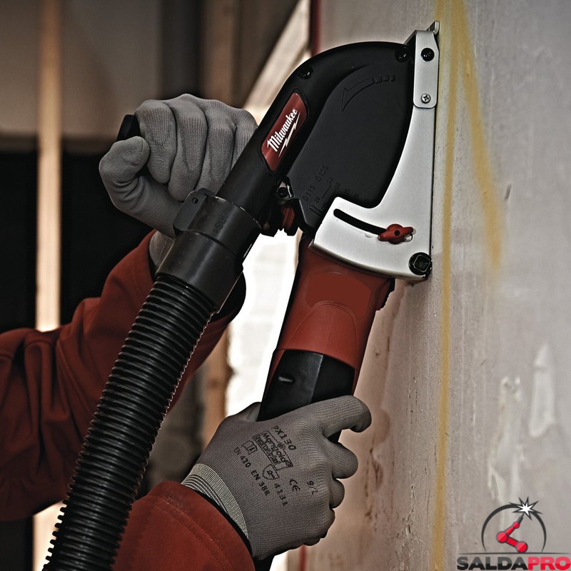 HERZO Cuffia Aspirazione Con Slitta Per Serigliatrice Angolare 115/125 - Foto 2