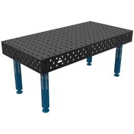 Banco per saldatura SteelPlus GPPH 2x1mt spessore 12mm, fori 16mm