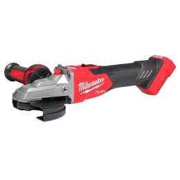 Smerigliatrice angolare a batteria Milwaukee M18 Fuel 125mm testa piatta con interruttore a slitta