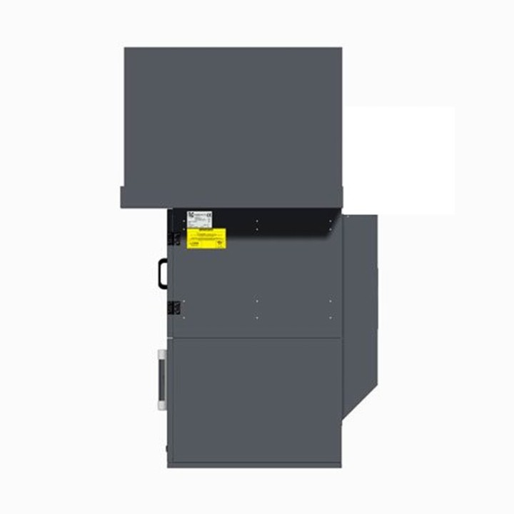 vista laterale banco aspirante saldatura Dalpitech BFT 1200