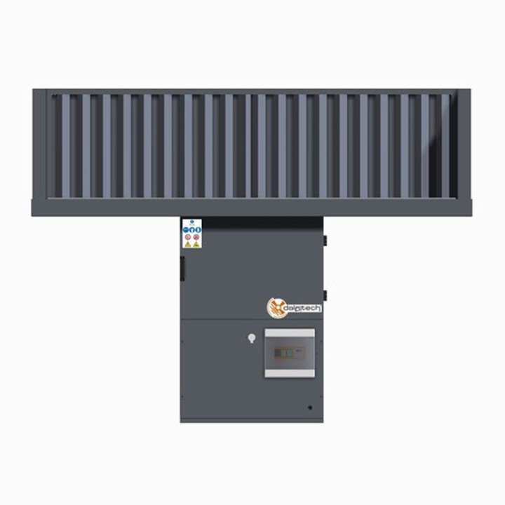 vista frontale banco aspirante saldatura Dalpitech BFT 2000