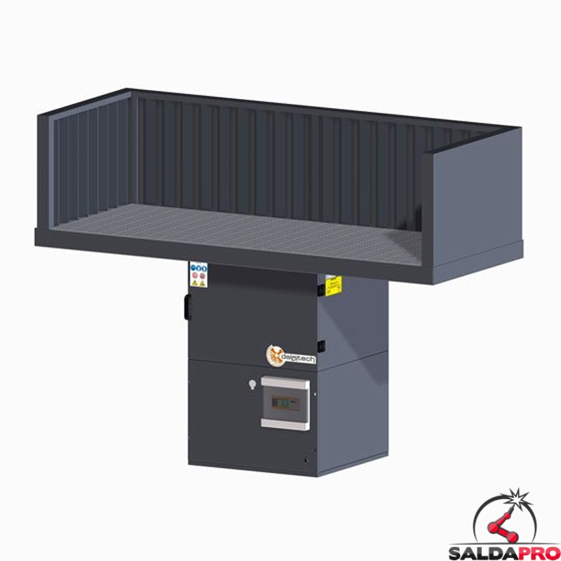 Banco aspirante saldatura Dalpitech BA 2000 con elettroventilatore 2.2 kW