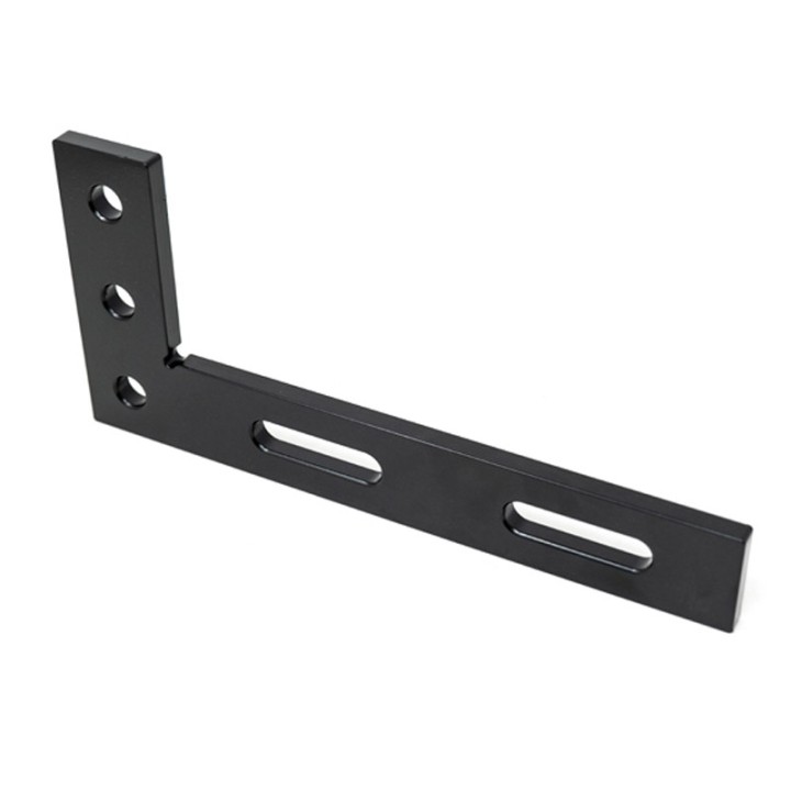 Squadra piana 320x150mm per tavoli SteelPlus GPPH, spessore 12mm fori 16mm