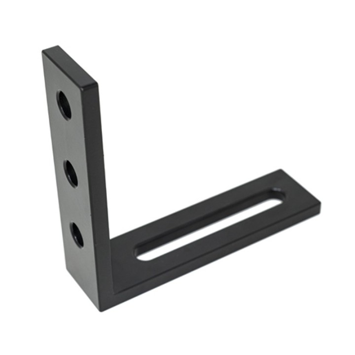 Squadra di battuta 185x175mm per tavoli SteelPlus GPPH, spessore 12mm fori 16mm