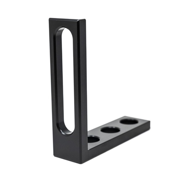 squadra di battuta e fissaggio 185x175mm per tavoli da saldatura fori 28mm GPPH