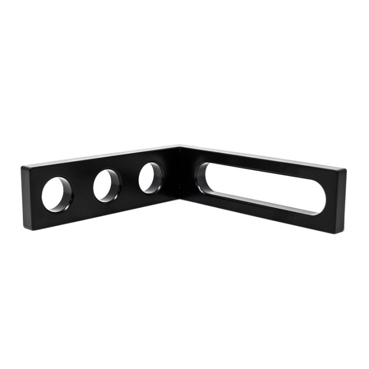 Squadra di battuta e fissaggio 185x175mm per tavoli saldatura GPPH fori 28mm