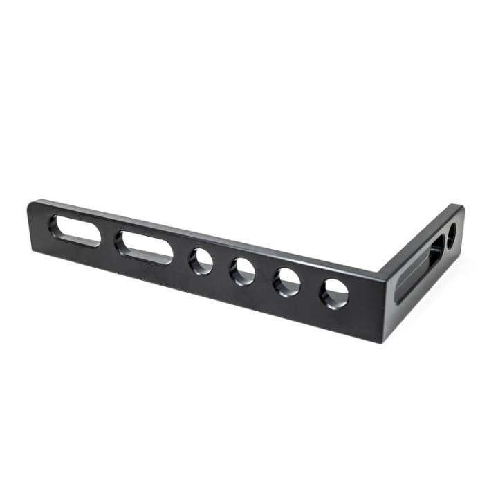 Squadra di battuta e fissaggio 450x250mm per tavoli saldatura GPPH fori 28mm