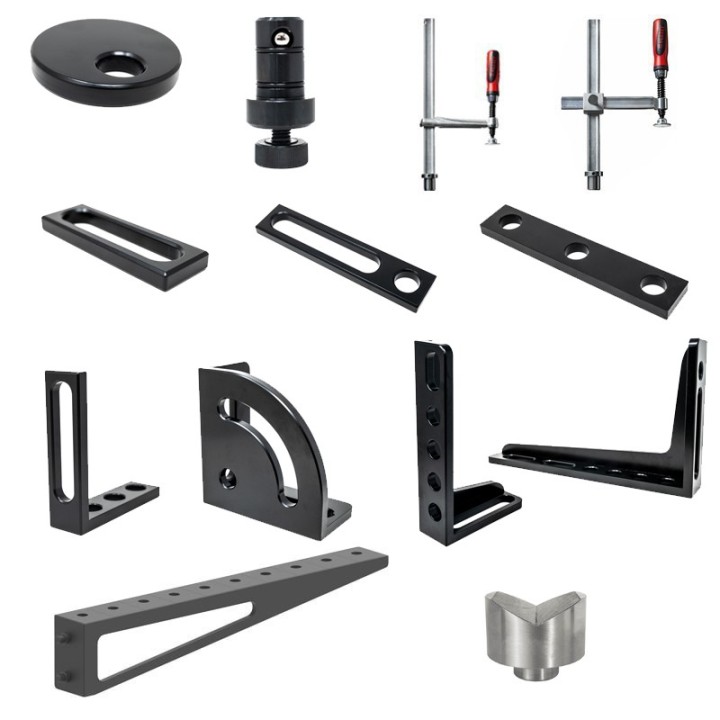 Set di 82 accessori di serraggio per tavoli saldatura SteelMax GPPH