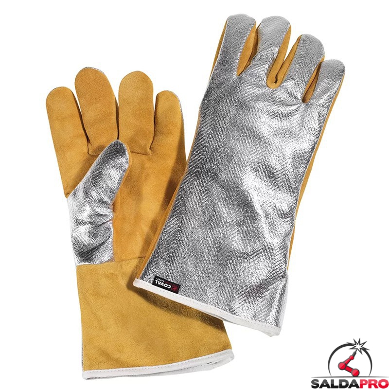 Guanti Da Saldatore MEXICO - Z - 35 - Taglia 9 - CE CAT II, Antisudore, 35cm