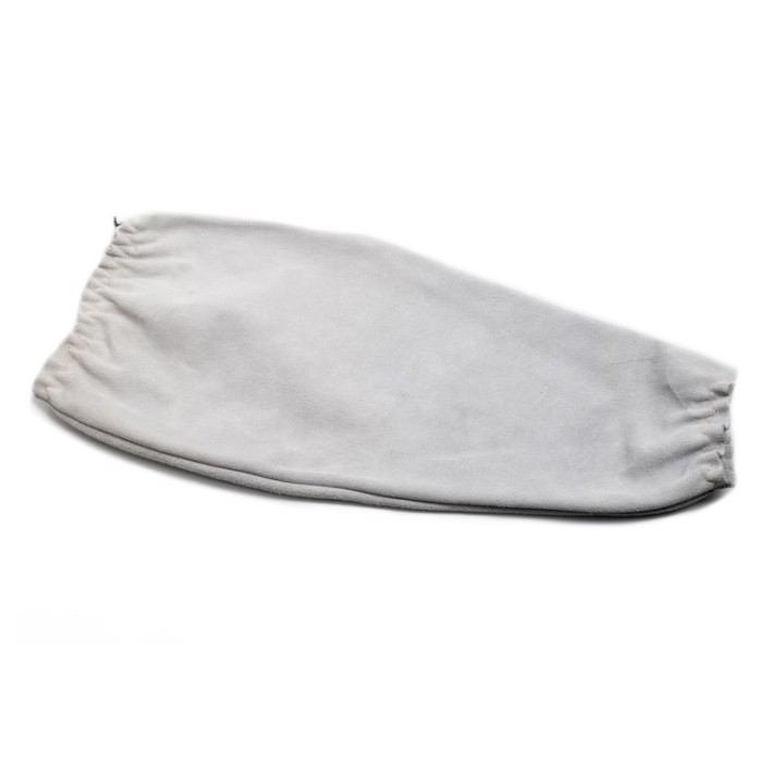 dettaglio Manichette protettive in pelle crosta naturale MCR-60 per saldatura