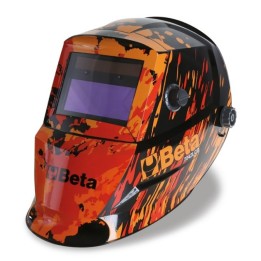 Maschera per saldatura Beta 7042LCD 98x40mm ad oscuramento automatico DIN 9-13