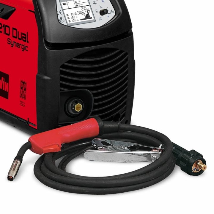 Saldatrice Inverter a filo TECHNOMIG 210 DUAL SYNERGIC 230V