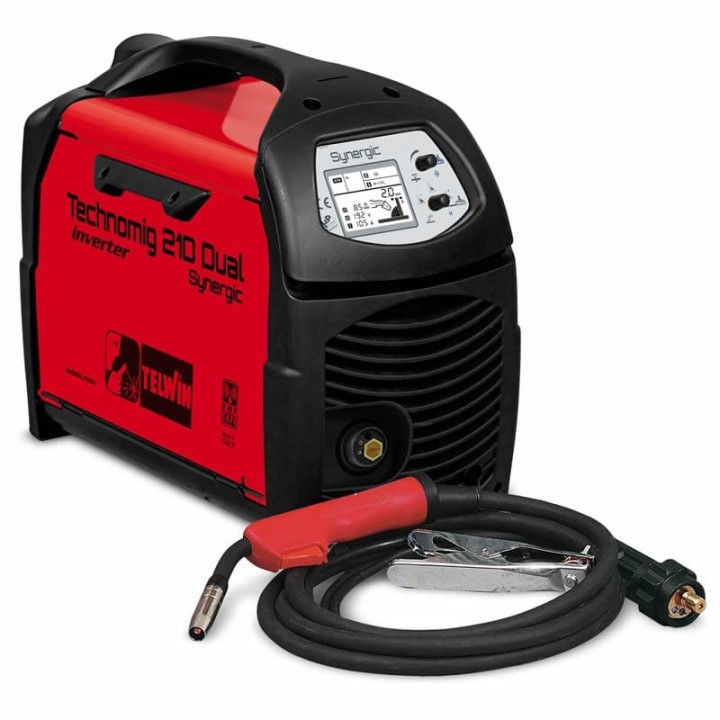 Saldatrice Inverter a filo TECHNOMIG 210 DUAL SYNERGIC 230V