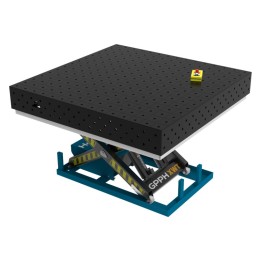 Banco per saldatura SteelPlus idraulico GPPH 1,5x1,48mt spessore 12mm, fori 16mm