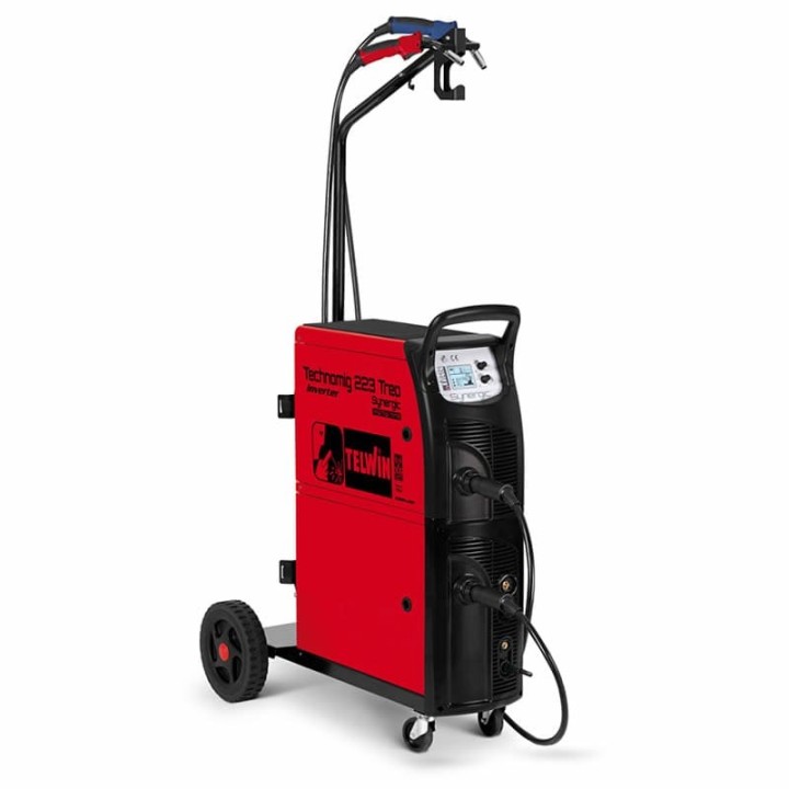 Saldatrice inverter multiprocesso Telwin Technomig 223 Treo Synergic 230V, 20-220A